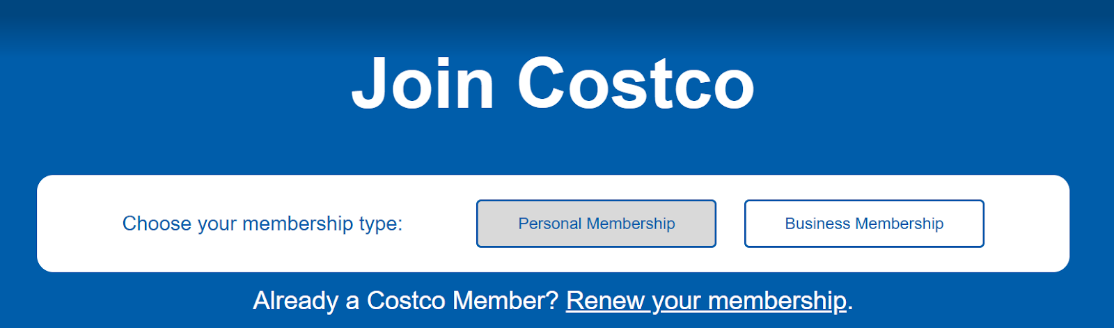 Costco Membership