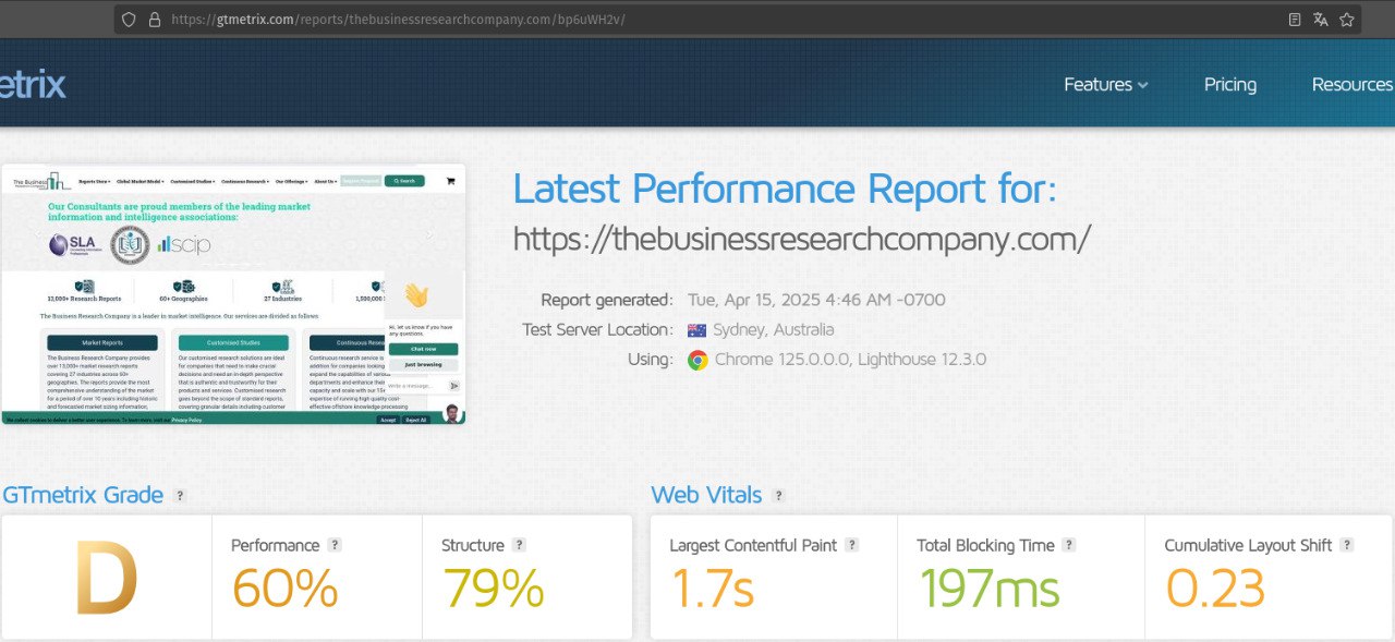 GoDaddy Performance Test