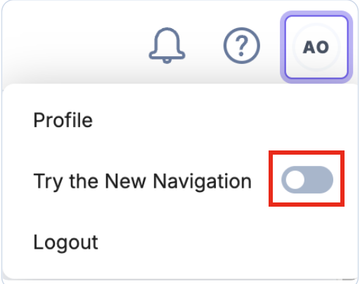 Try the New Navigation Toggle