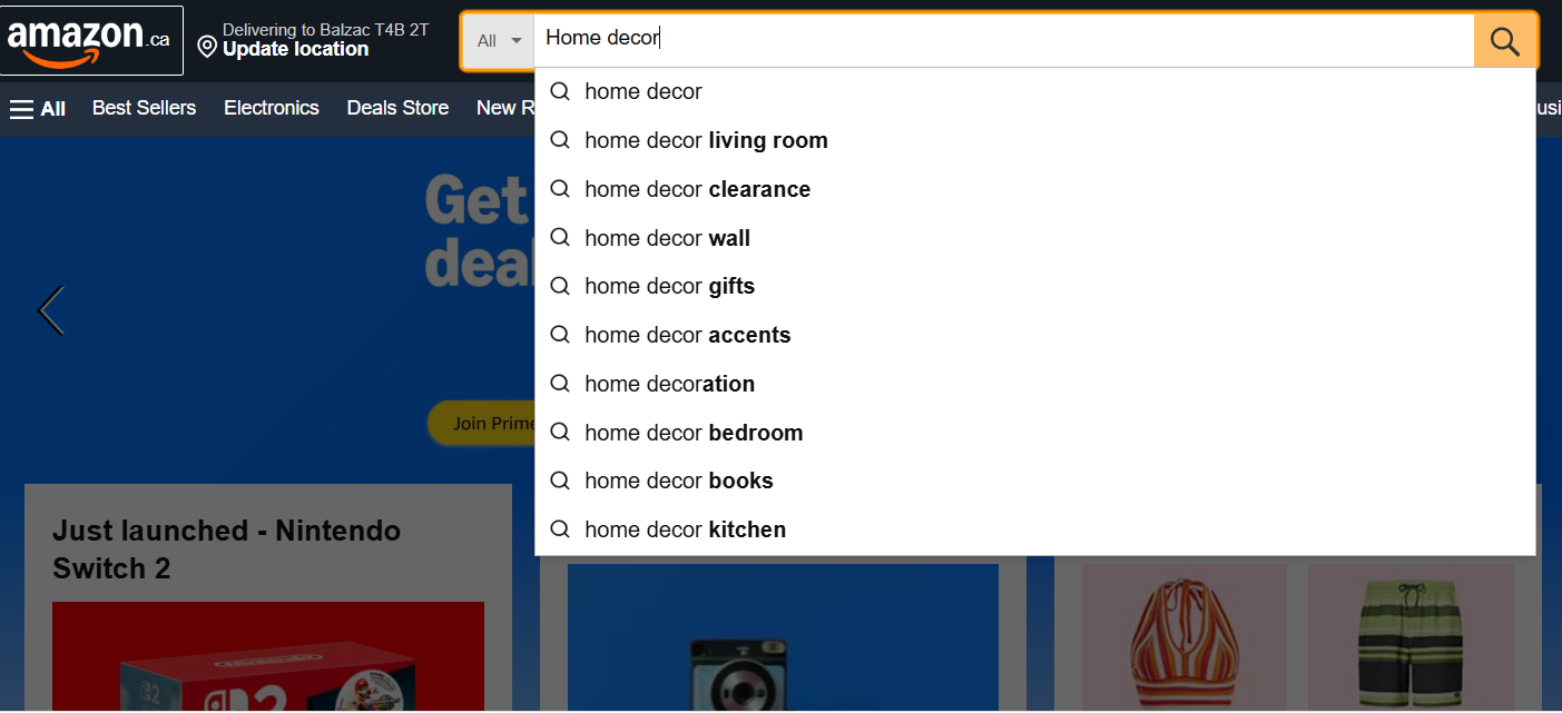 Amazon Search