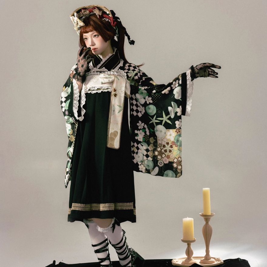 和ロリ（和風）ロリータの魅力：大正浪漫を纏うフルセット
