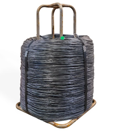 A large coil of wire

Description automatically generated