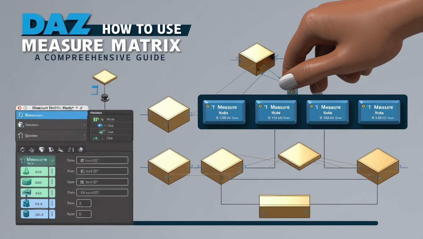 DAZ How to Use Measure Matrix