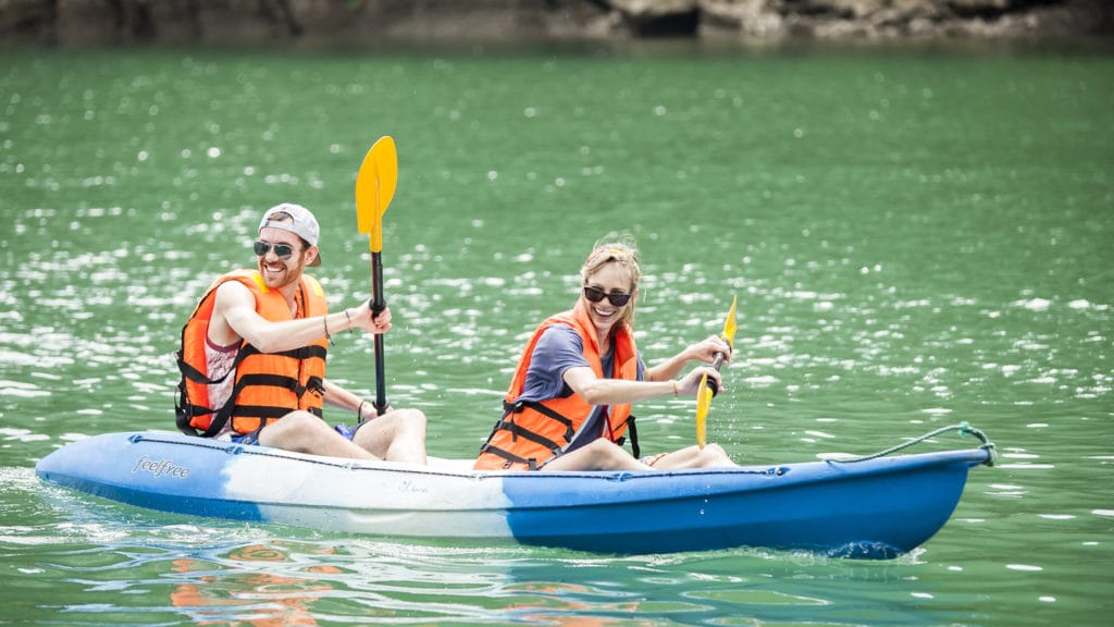 Halong-Kayaking-1024x576 MAGNIFICENT VIETNAM TOUR FROM SAIGON TO HANOI - 11 DAYS