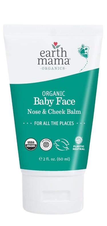 Baby Face Organic Nose & Cheek Balm for Dry Skin by Earth Mama