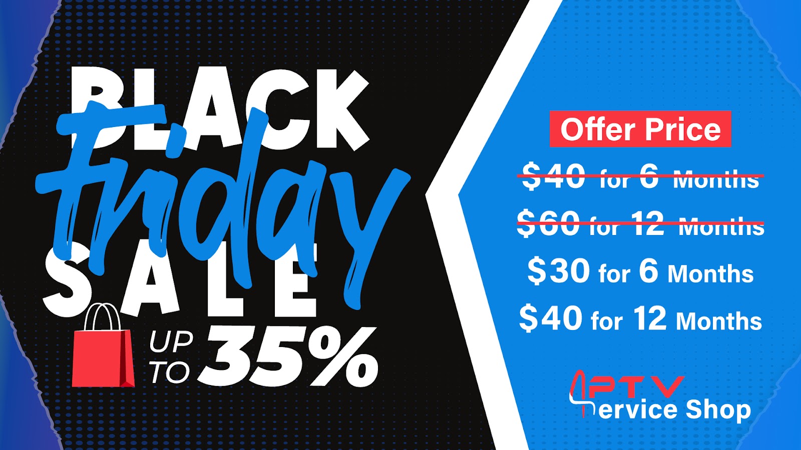 IPTV Service Black Friday Offer