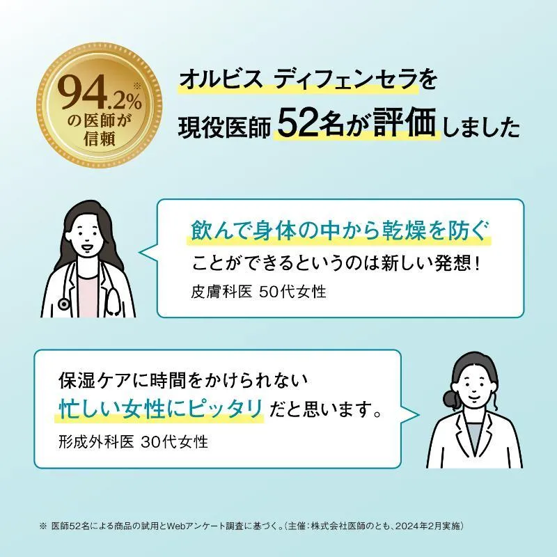 オルビスディフェンセラを医師が評価した画像