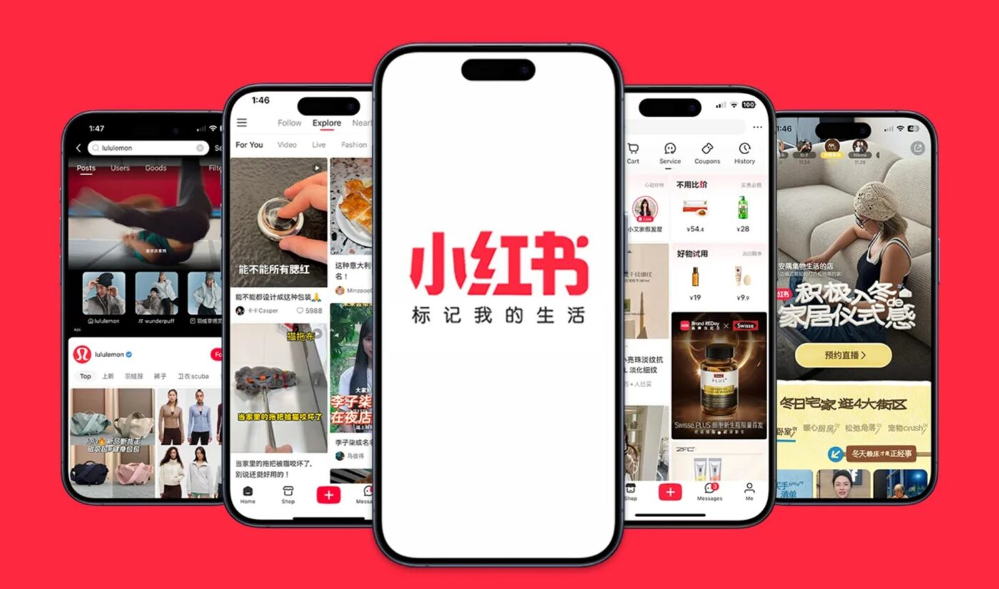 Xiaohongshu or RedNote social media platform