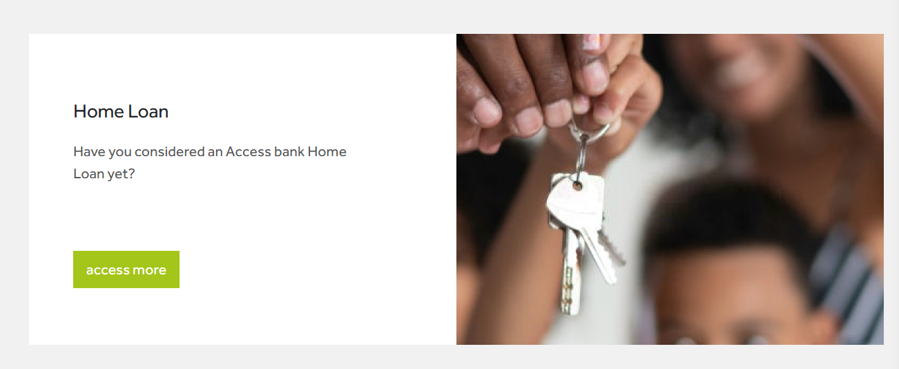 types of loans offered by access bank