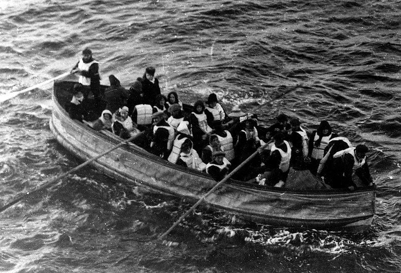 Lifeboats on Titanic