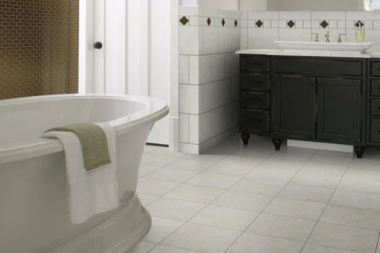 an honest review of ceramic tile for home remodels bathroom with freestanding tub and patterned wall custom built michigan