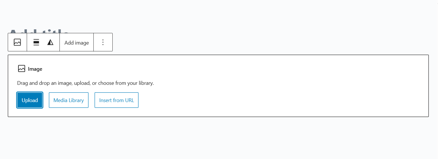 a screenshot of image upload options