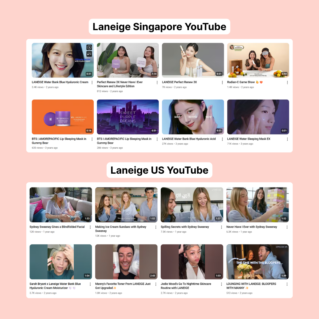 Laneige transcreation example