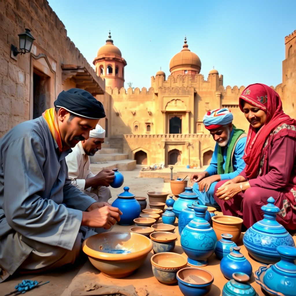 Multani Blue Pottery
