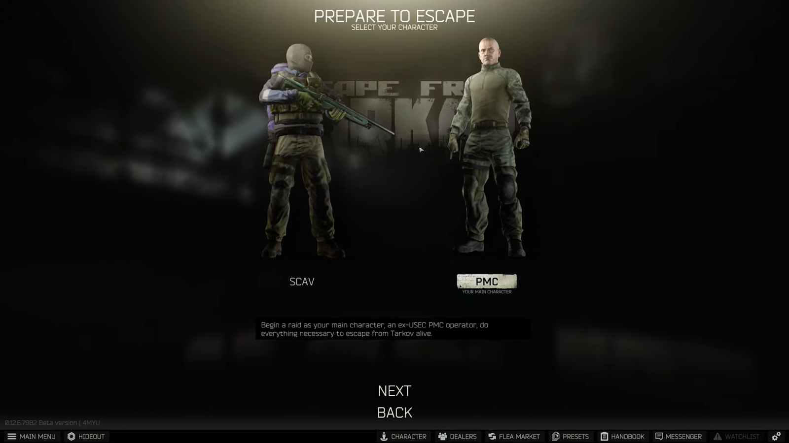 Is it a Scav or PMC