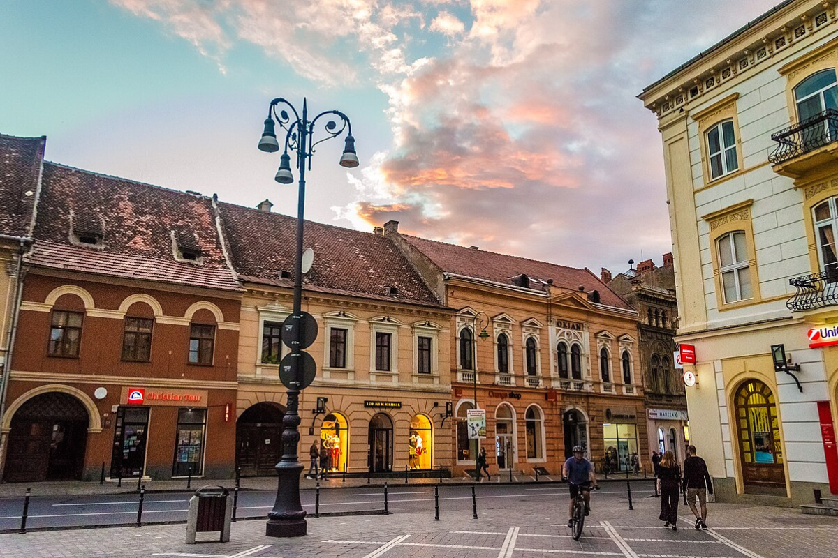 old town in  Brașov