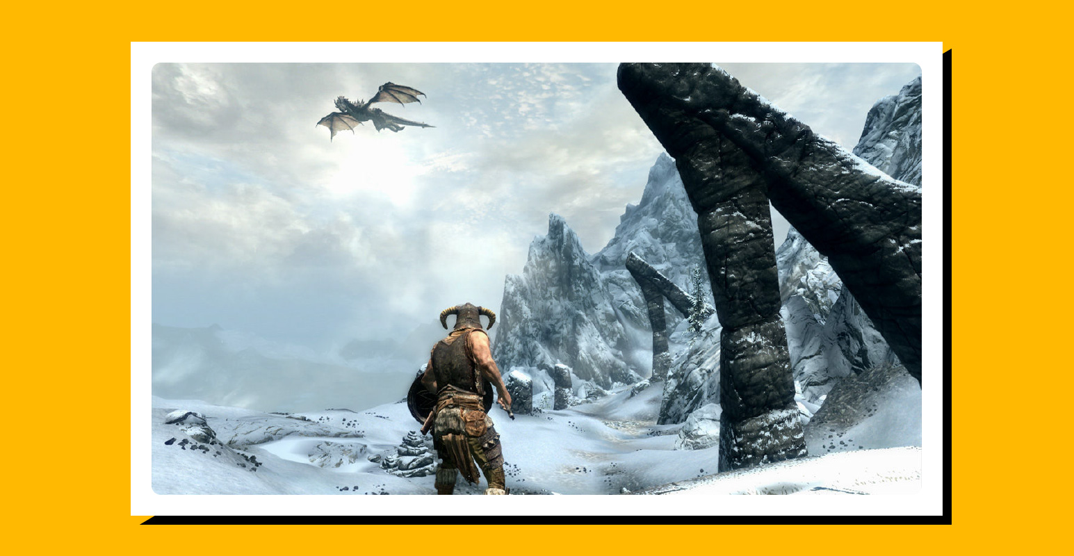 Gameplay screenshot from Elder Scrolls 5 Skyrim