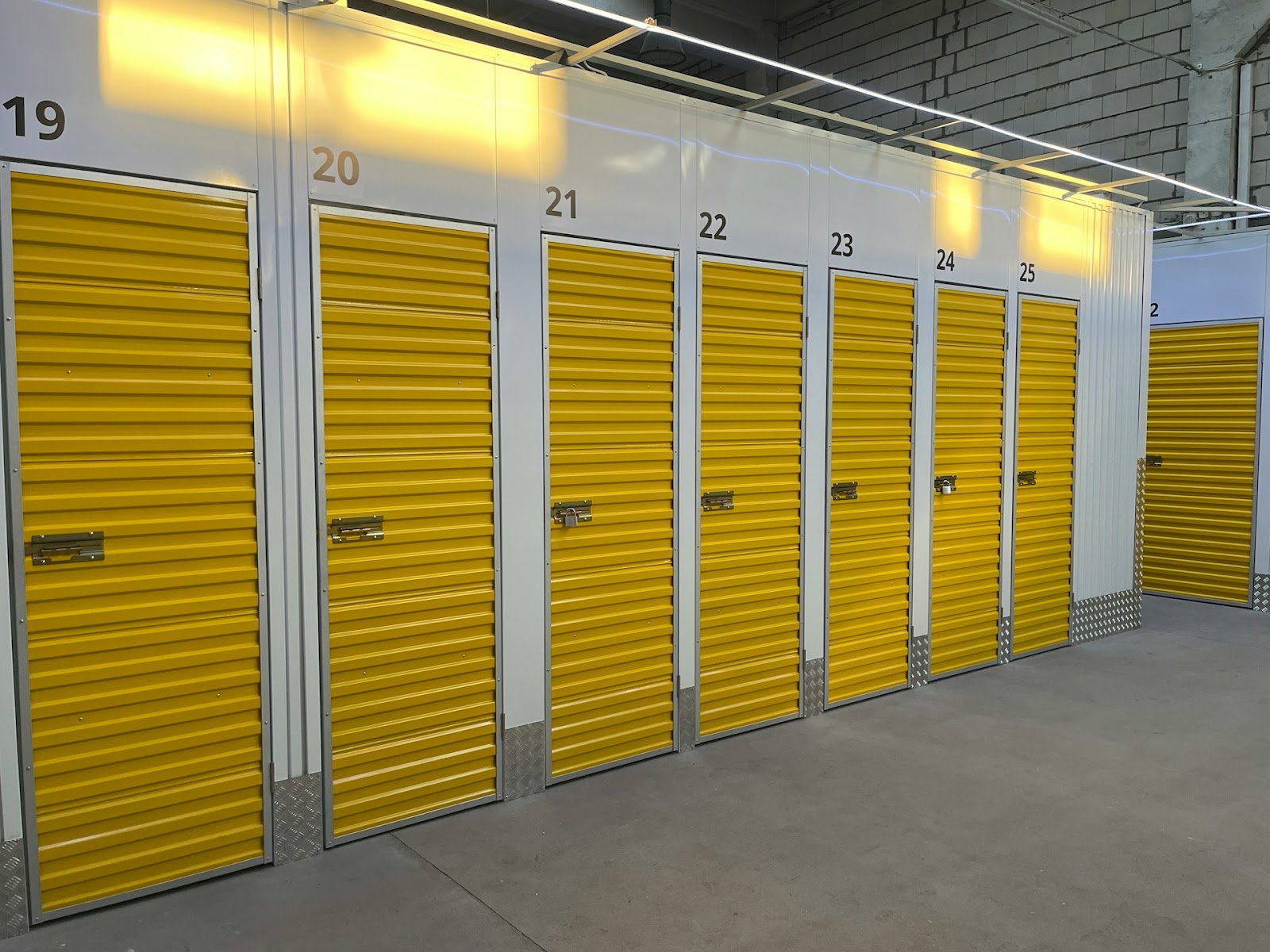 A good-looking personal self-storage walk-in unit