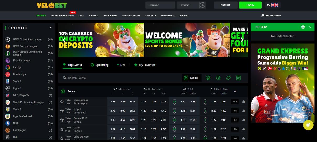 velobet - non gamstop betting sites