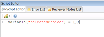 Node Script Editor