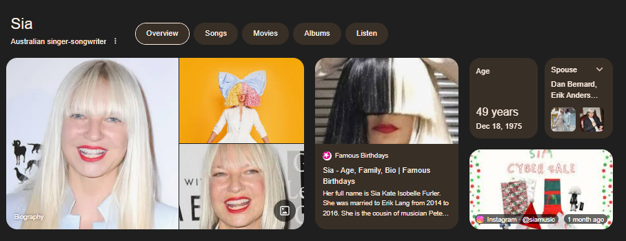 Sia Furler Net Worth, Early life, Wiki, Personal life, Family, Relationship, Career And More