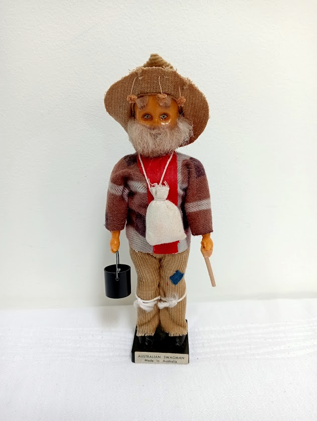 The unique Australian Swagman doll