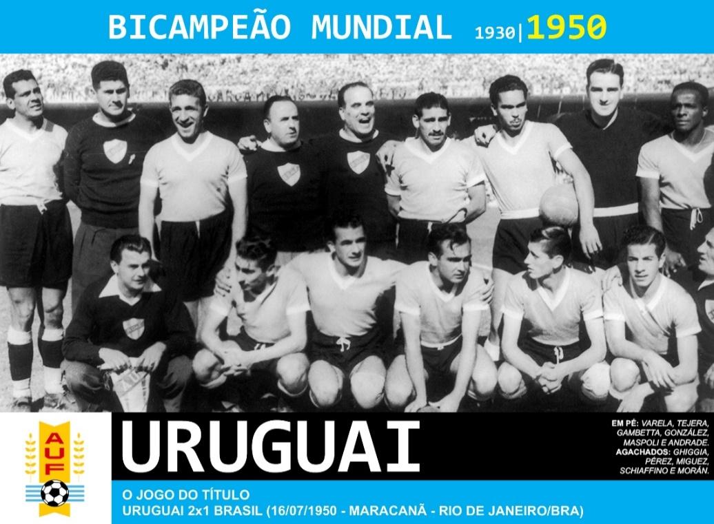 Edição dos Campeões: Uruguai Campeão da Copa do Mundo 1950