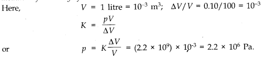 NCERT Solutions for Class 11 Physics Chapter 9 Mechanical Properties of Solids Q16