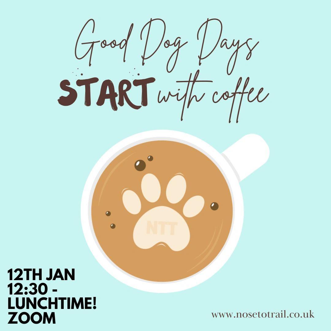 advert for nose to trails online coffee session