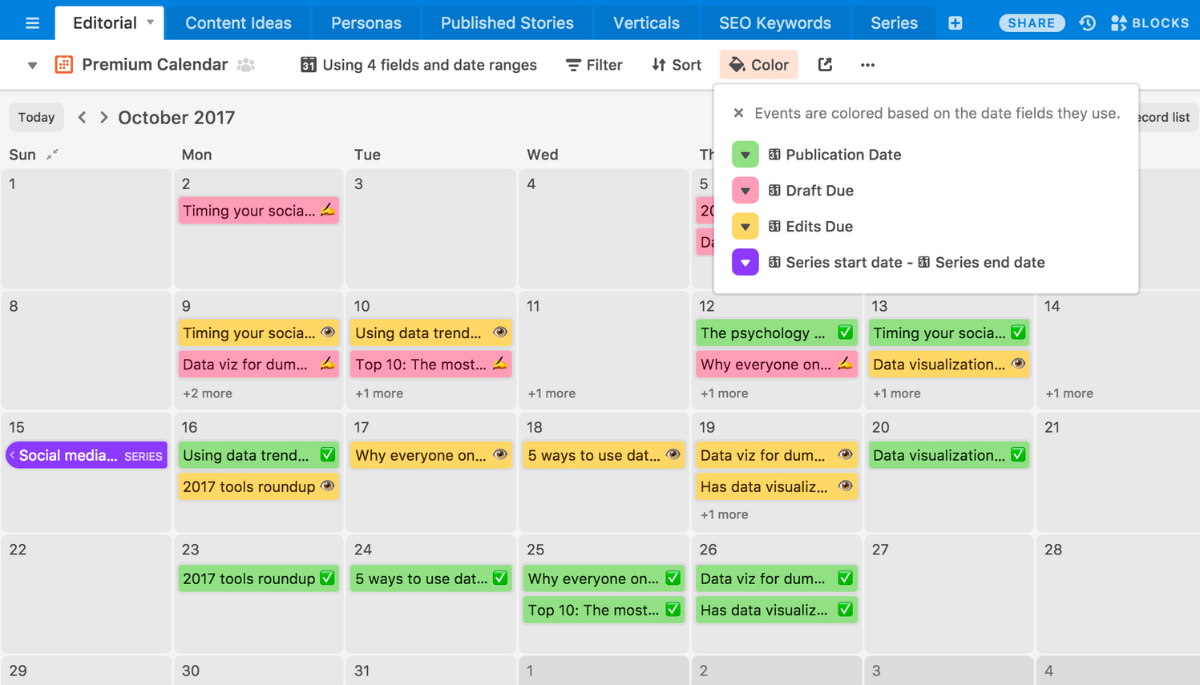 Airtable Calendar