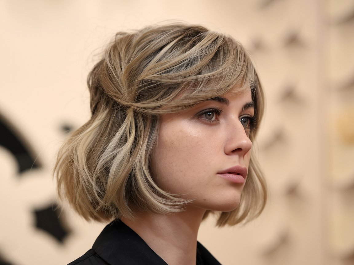 31. Modern Bob with Bangs