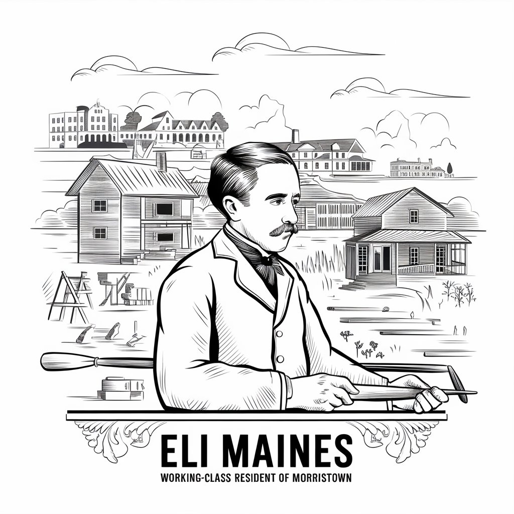 eli maines 1870 morristown new jersey