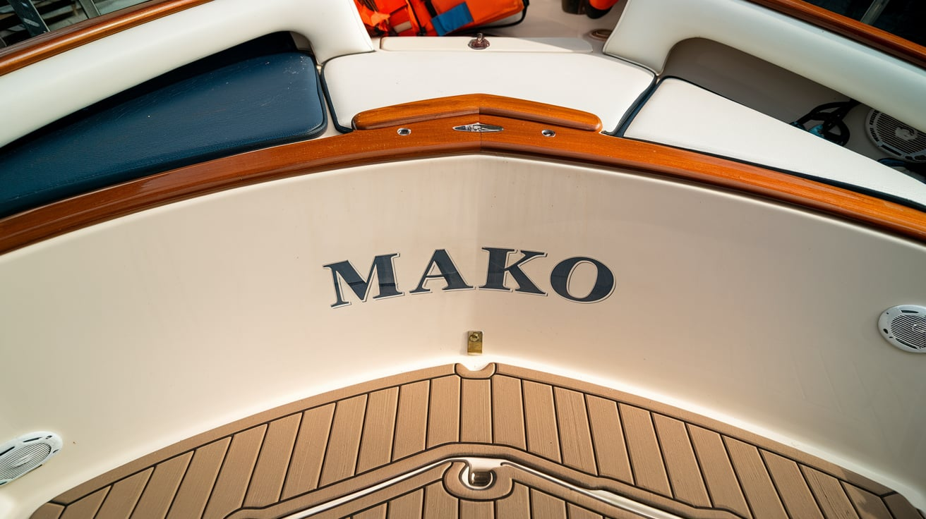 1996 Mako 232 gunnel height from floor