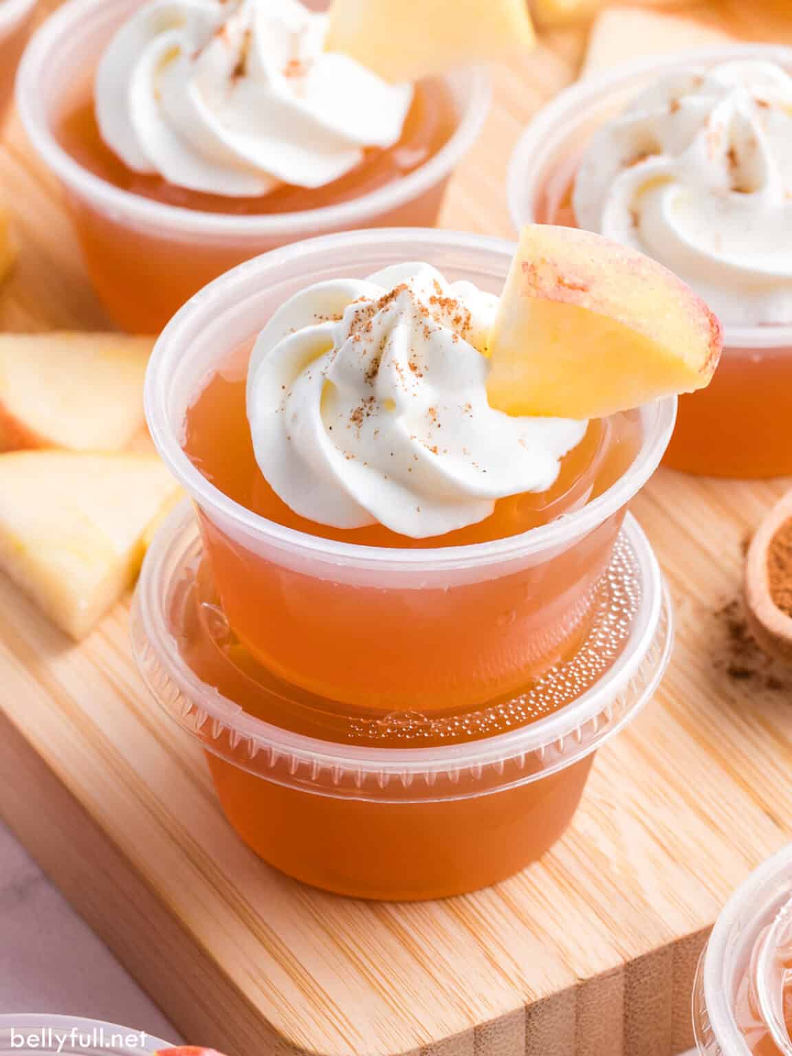 Apple Pie Jello Shots