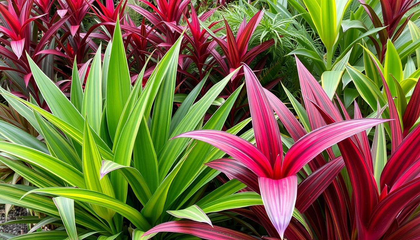 Variedades de Cordyline fruticosa