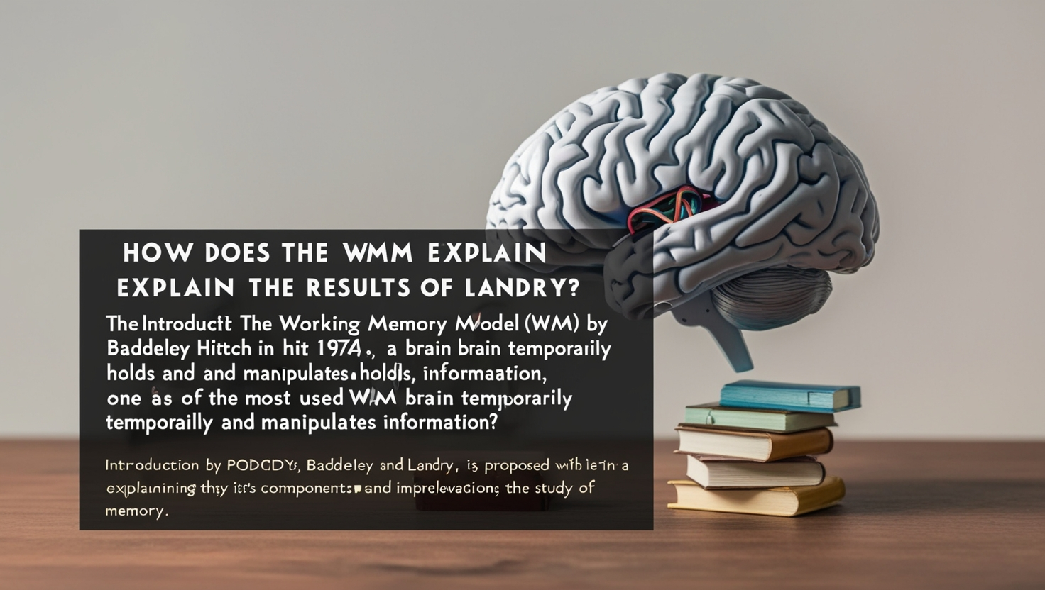 How Does the WMM Explain the Results of Landry