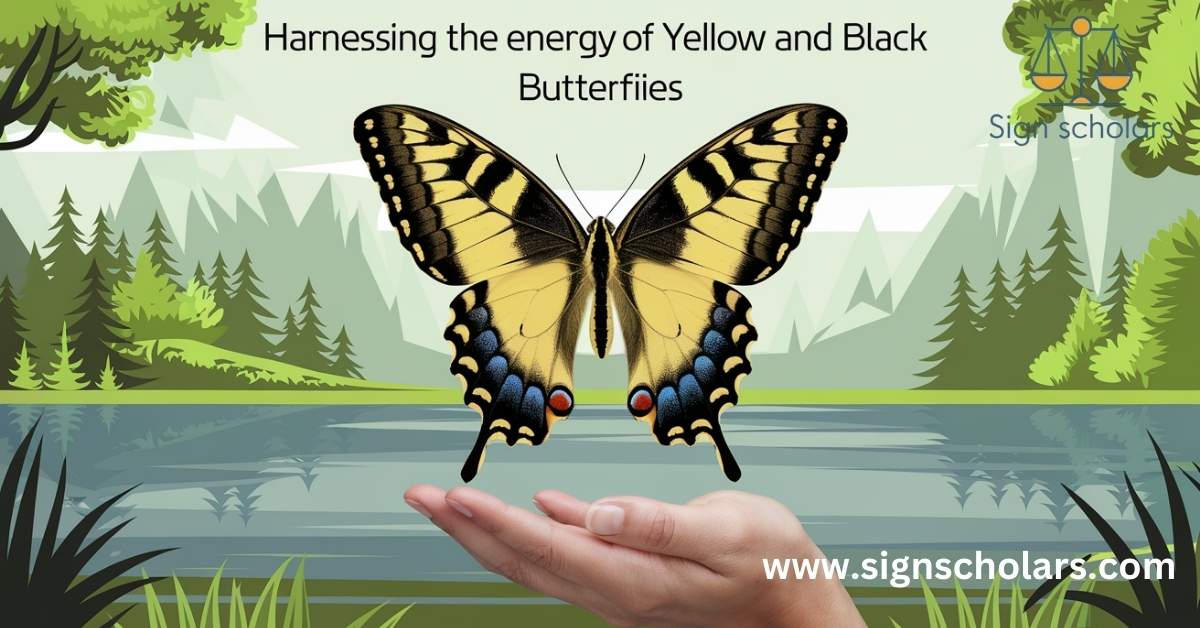 Harnessing the Energy of Yellow and Black Butterflies