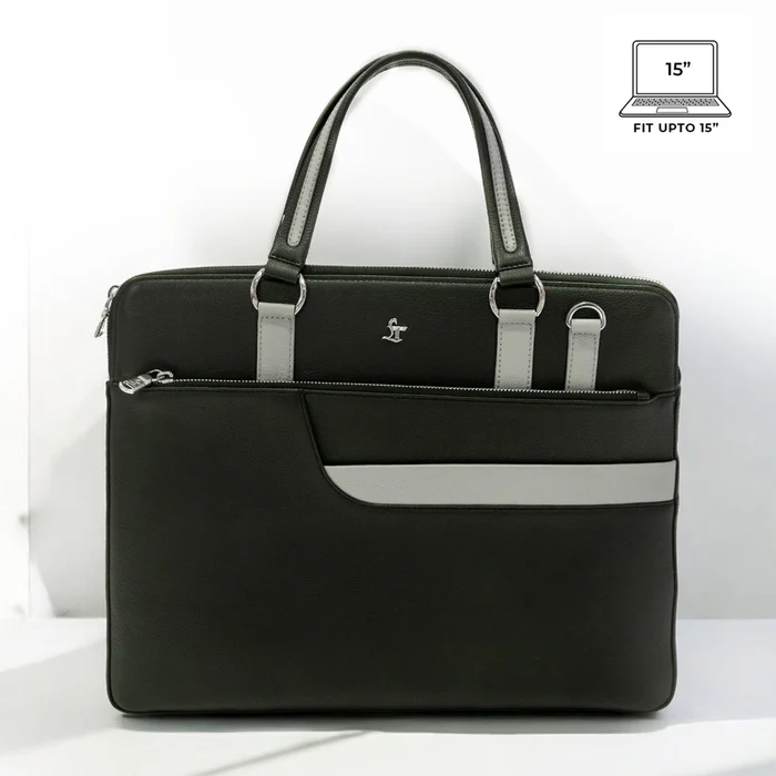 Kripto Genuine Leather Laptop Bag