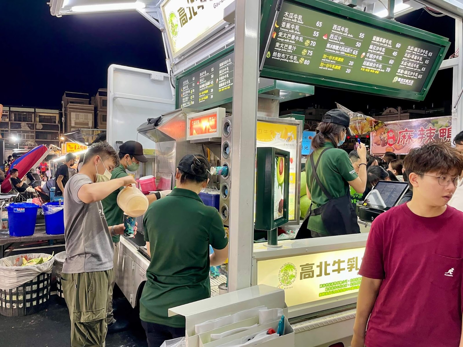 梧棲中港夜市必吃美食-高北牛乳大王