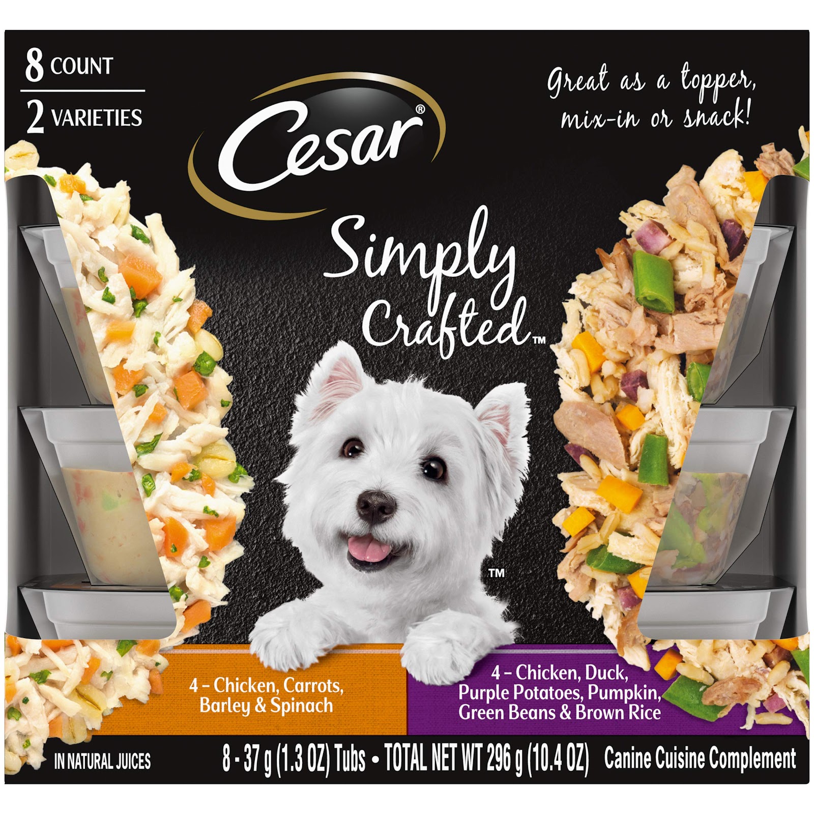 Cesar Simply Crafted Dog Food: Tail-Wagging Tastes!