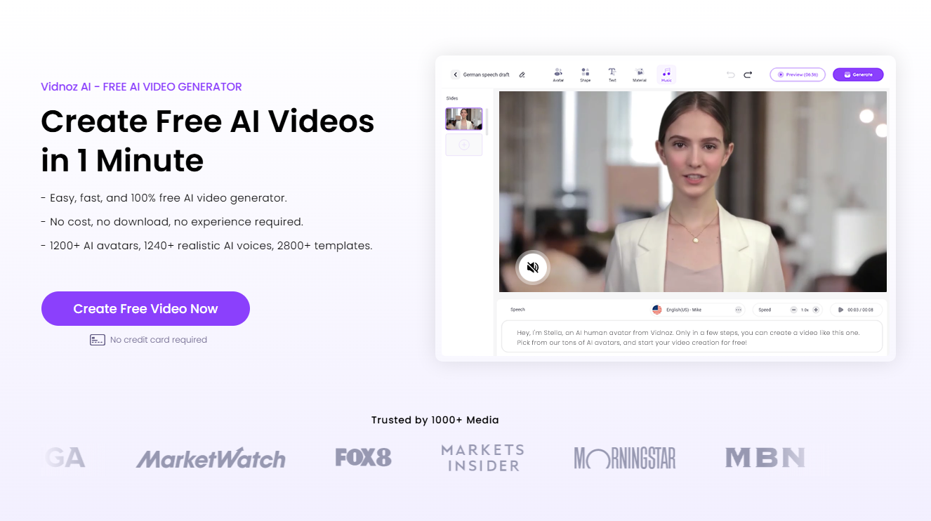 Make Your Unique Video With Free AI Video Generator