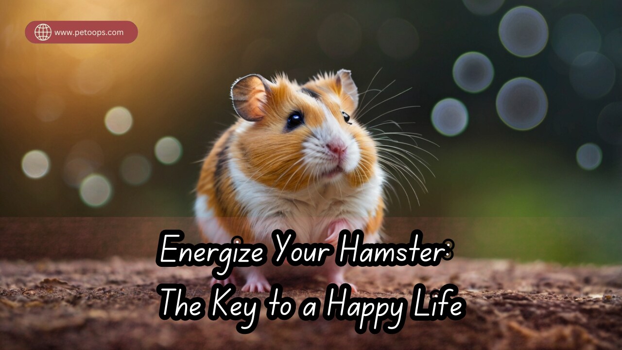 A cute Hamster in a soil.