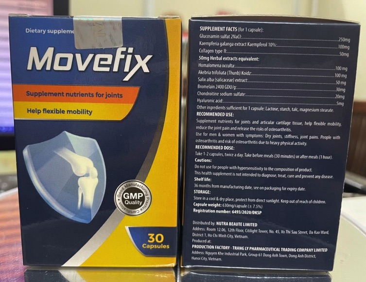 Thuốc movefix thành phần