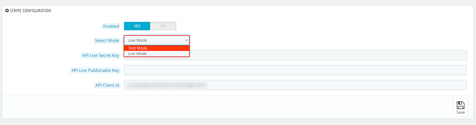 modes to Configure the QloApps Marketplace Stripe Payment Gateway Module