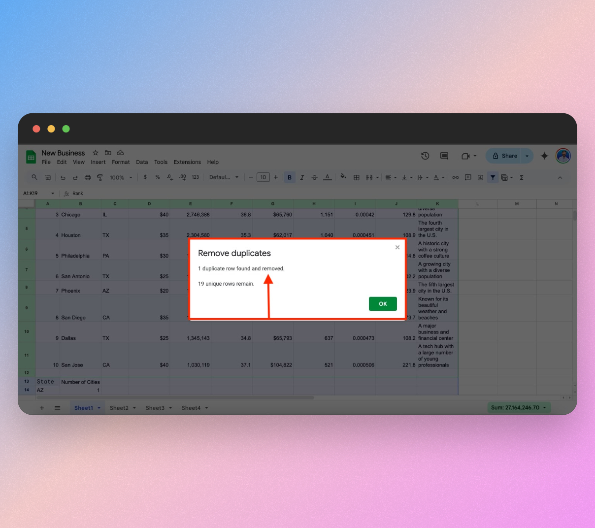 use gemini to clean data in google sheets