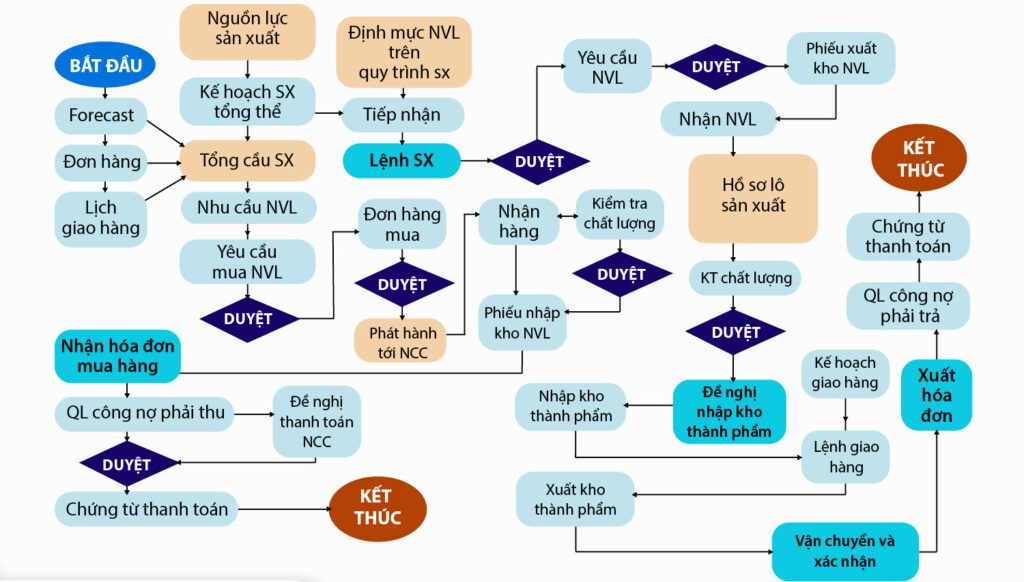 Quy trình sản xuất dược