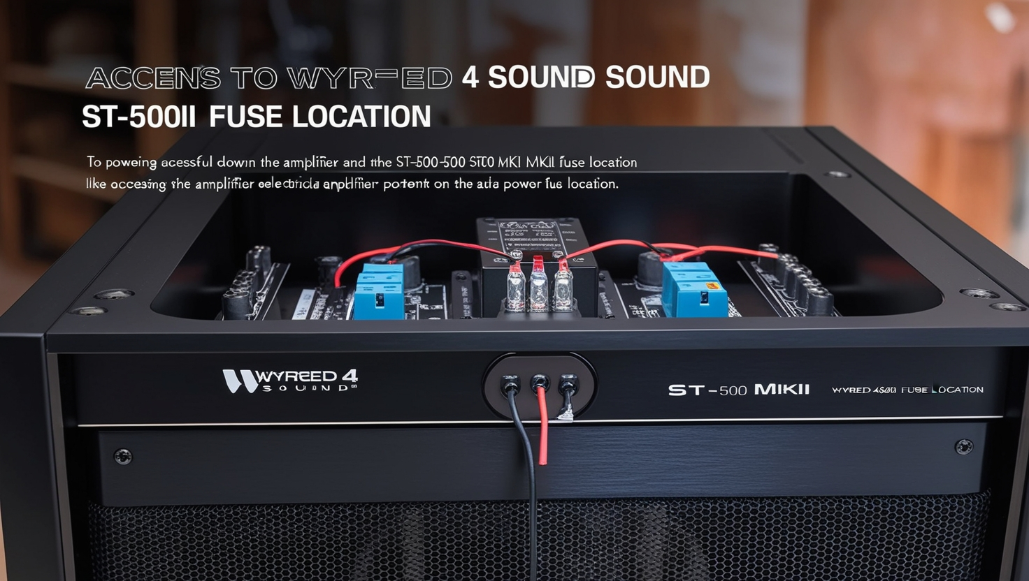  Wyred 4 Sound ST-500 MKII Fuse Location