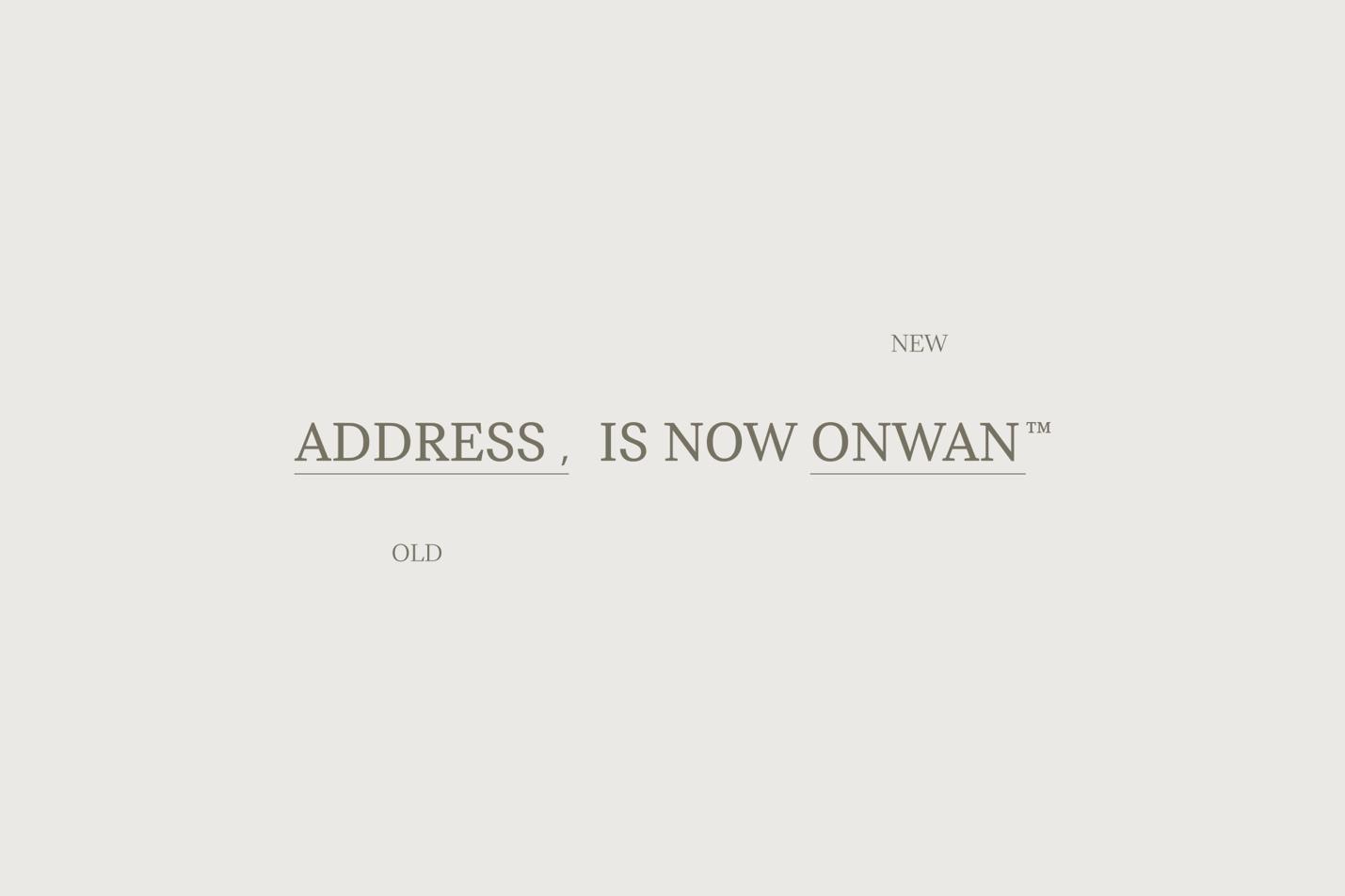 Artifact from the Onwan Interiors: A Branding Journey Rooted in Simplicity and Elegance article on Abduzeedo