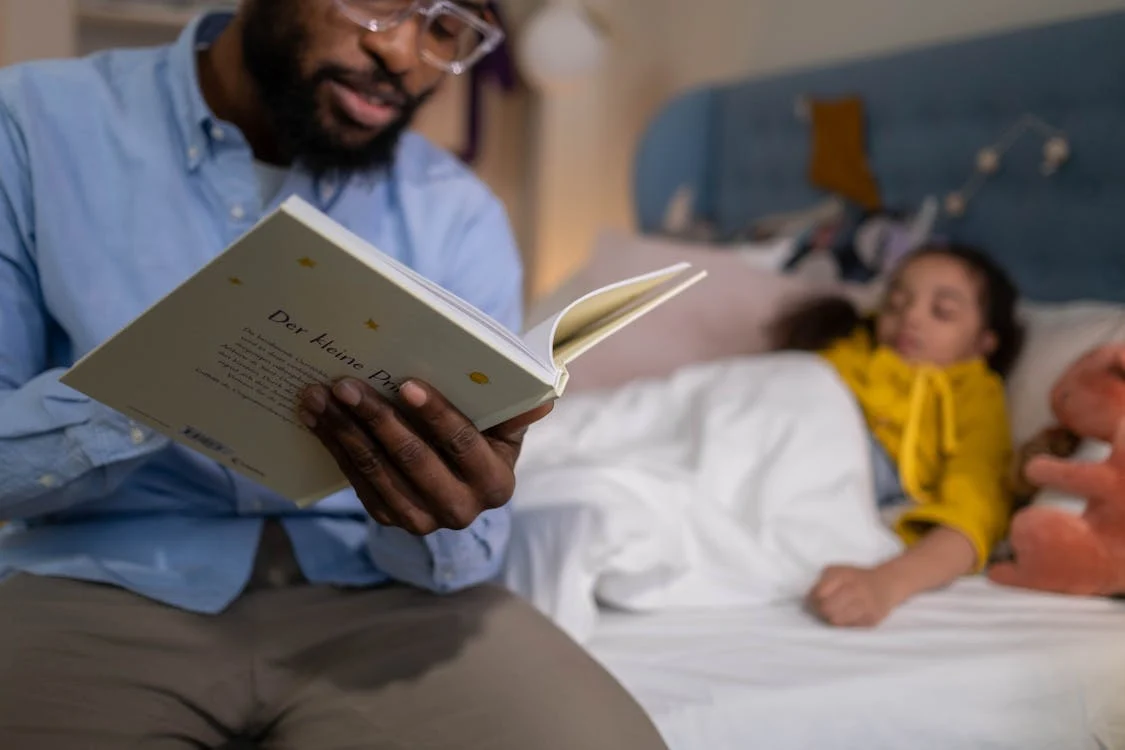 dad and daughter sleep routine