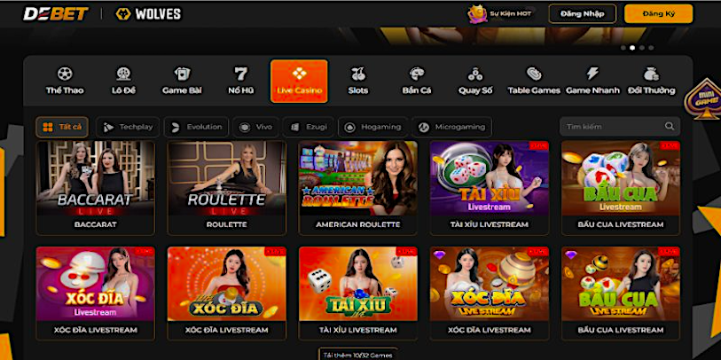 Cái gì làm nên sự hấp dẫn của sòng bài Live Casino Debet?